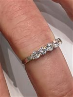 Anello Vidali Gioielli Donna in Oro bianco Zircone ANOR-80-34 - ANOR-80-34